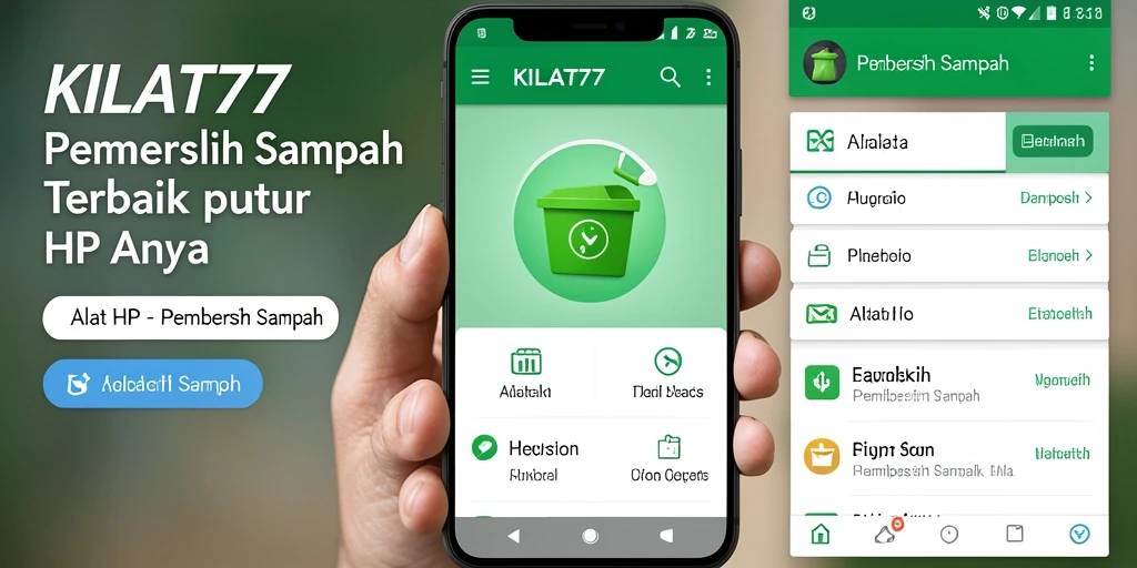 Tampilan antarmuka utama KILAT77 yang sederhana dan fungsional.