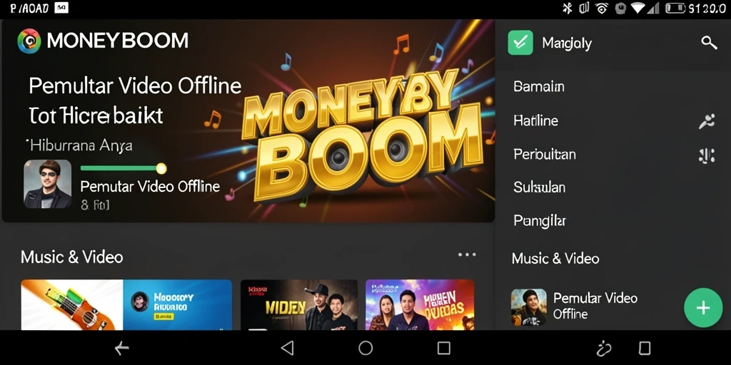 Tampilan antarmuka <strong>MONEYBOOM</strong> yang intuitif dan mudah digunakan.