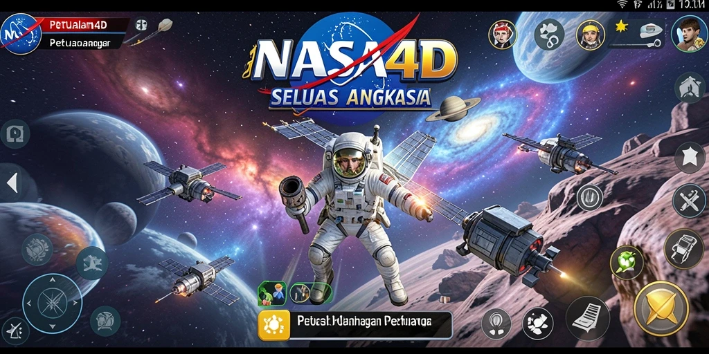 Tampilan antarmuka bermain NASA4D yang menarik dan interaktif.