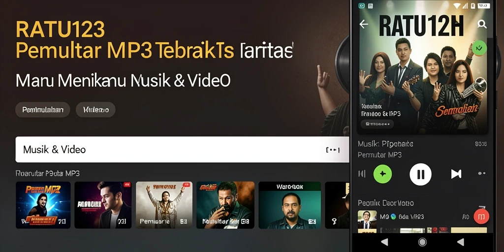 Tampilan antarmuka RATU123 yang intuitif dan menarik.